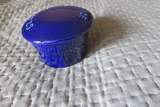 ancien pot grès bleu cobalt