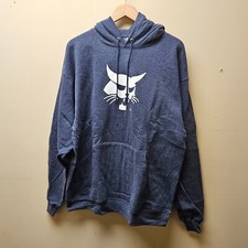 Bobcat "Eco Smart" Hooded Hoodie Blue Sweatshirt - L & XL