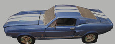 Diecast: MOTOR MINT MUSEUM/ARKO '67 FORD MUSTANG SHELBY GT500 FASTBACK 1/32 BLUE