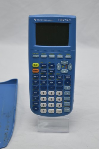 Calculatrice graphique bleue