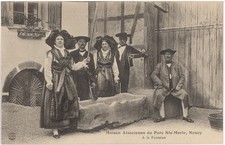 CPA NANCY MAISON ALSACIENNE DU