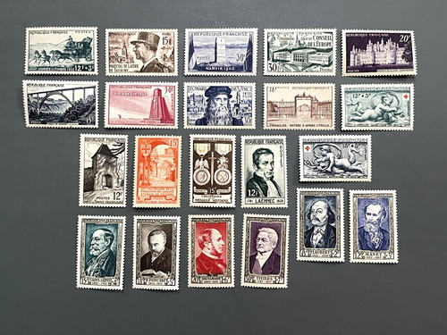 Timbre france collection - france,