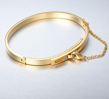 Bracelet Manchette En Or Jaune