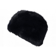 Chapka Toque Fourrure Bleue