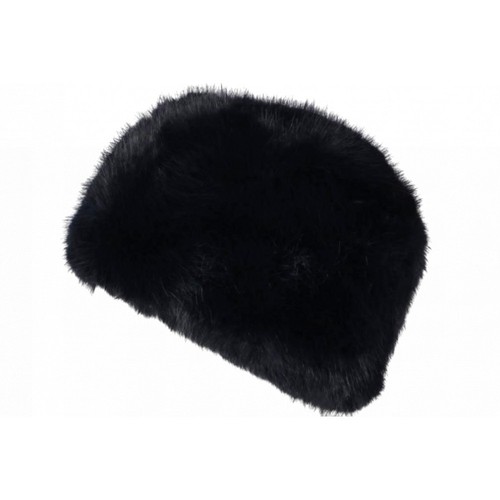 Chapka toque fourrure bleue - fourrure,