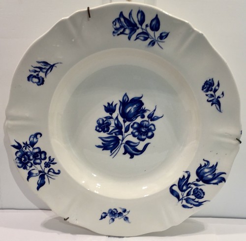 Assiette bouquet bleu - "bouquet, par