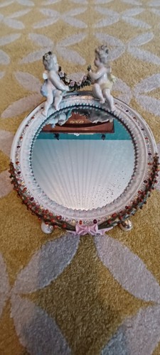 Ancien miroir psyche en - ,