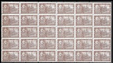 PARIS  1900 EXPOSITION UNIVERSELLE BLOCK OF 30 CINDERELLAS VIGNETTE MNH** ITALY