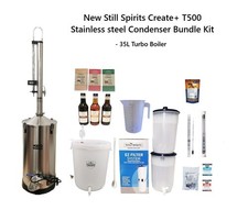New Still Spirits Create+ T500 SS condenser Distillery  -35L Turbo Boiler ki