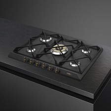 Smeg Coloniale SRV876AOGH plaque Anthracite Intégré (placement) 68.5 cm Gaz 5 zo