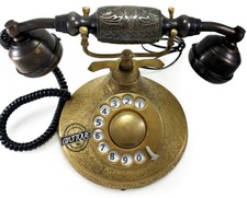 Antique Téléphone Laiton