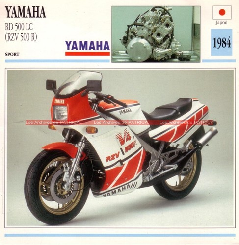 Yamaha 500 rdlc rzv - rd,