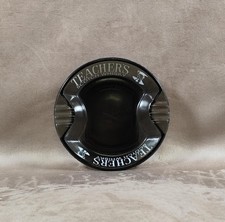 Cendrier XXL Teacher's Scotch Whisky en verre Made in France Vintage 1970