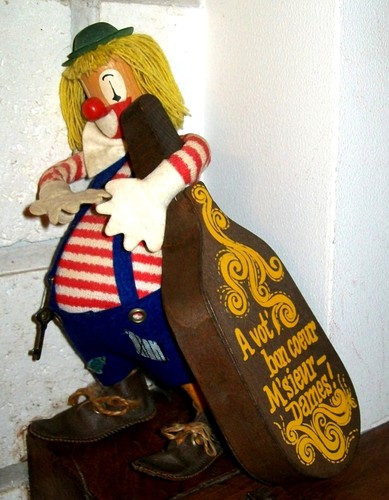 Tirelire clown musicien - tirelire, des