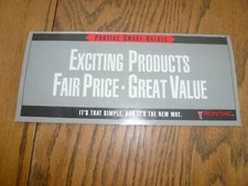 1994 Pontiac Bonneville Gran Am Grand Prix Sunbird Trans Sport Value Flyer