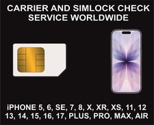 Carrier, Network, Simlock Status Check Service, iPhone, All Models, Fast