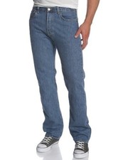 LEVI'S W32/L32 MEN'S 501 ORIGINAL FIT JEANS - MEDIUM STONEWASH
