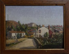 Charmant Tableau 1935 signé