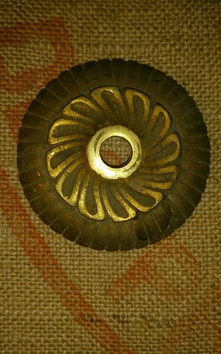 Rosace plafonnier bronze - rosace,