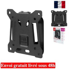 Support TV Ultra Fin WM2111 - Montage Mural Noir pour Écrans de 13 à 27 Pouces