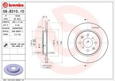 Pack de 2 - Disque de frein