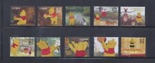 Japan 2014 Disney Winnie the Pooh Complete Used Set of 10 Sc# 3685 a-j 82Y