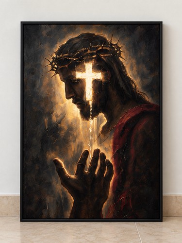 Tableau jésus croix - jésus,