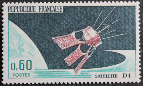 France satellite 1966 - france,
