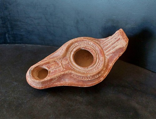 Lampe huile byzantine en - à,