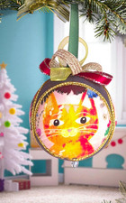 Boule de Noël "Trois chats"