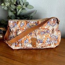 Oilily Fig Tan Summer Mosaic Shoulder Bag