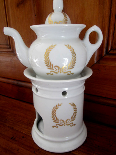 Tisaniere porcelaine style - tisaniere,