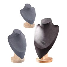 Présentoir à bijoux en chaîne, buste, collier, mannequin décoratif élégant