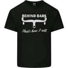 Behind Bars C'Est How I Rouleau Vélo Cyclisme Hommes Clair T-Shirt