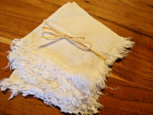 Linge ancien lot 6 - linge,