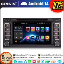 8-Core 64GO Android 14 Autoradio for VW Touareg T5 Multivan DAB+ TNT DVD CarPlay