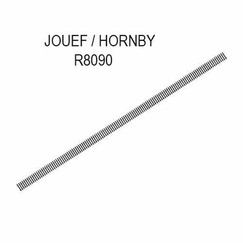 Rail droit semi - flexible, long