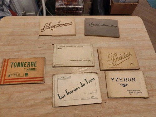 Lot carnets cartes postales - lot,