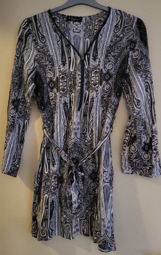 Robe blanc gris - robe,