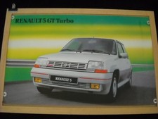 AFFICHE POSTER RENAULT 5 GT
