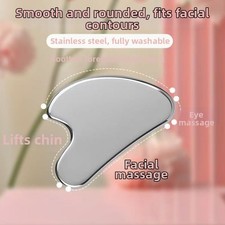 Planche Gua Sha en métal en