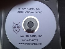 Ketron Audya, 4, 5, Instructional DVD w/rewriten colorized owners manual