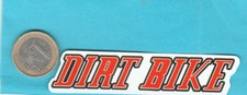 Autocollant. . Moto. DIRT BIKE