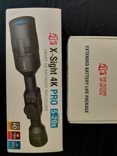 ATN X-Sight-4k Pro 5-20x Smart Day/Night Scope,Battery Life Pack, Mint Condition