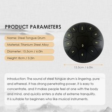 6 Inch Steel Tongue Drum 11