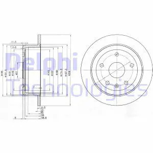 Disque frein plein - disque, de