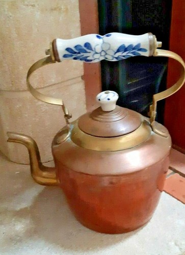 Ancienne bouilloire cuivre - ancienne,