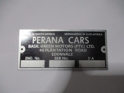 Plaque identification ford - plaque,