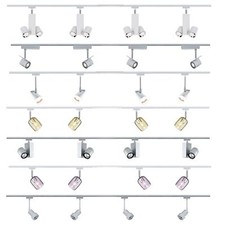 Paulmann U-Rail Set Complet 4 Spots Éligible Fleurs Tecled Chrome Mat Ou Wei