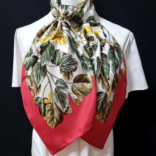 RARE VINTAGE HERMES Silk Scarf "L'ARBRE DE SOIE" Carre 90 Duty-free US
